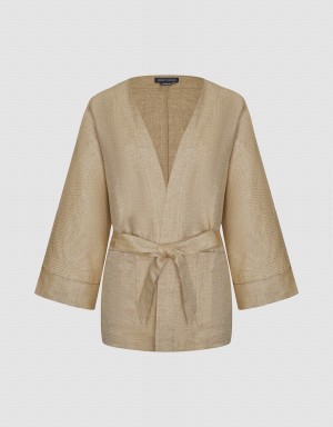 Chamarras Urban Revivo Dolman Sleeve Directo Mujer Kaki | TKP1064KD