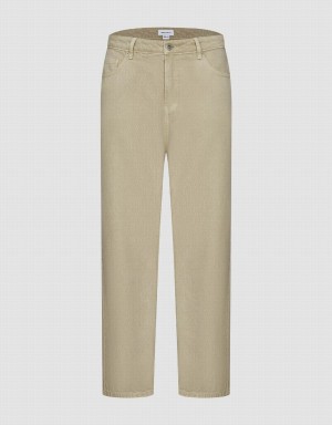 Jeans Urban Revivo Anchos-Leg Hombre Kaki | GDO318NQ