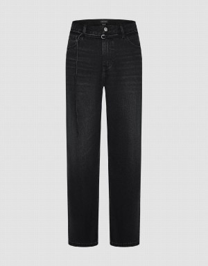Jeans Urban Revivo Directo Hombre Negros | OVA2448HN