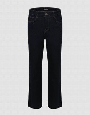 Jeans Urban Revivo Raw Hem Directo Mujer Azules | CCY2421AR