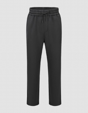 Pantalon Urban Revivo Drawstring Cintura Carrot Fit Hombre Grises | AUZ234DY
