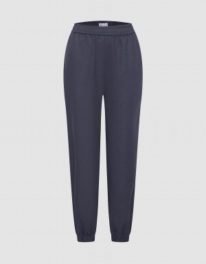 Pantalon Urban Revivo Elastic Cintura Joggers Mujer Grises | BVL345PT