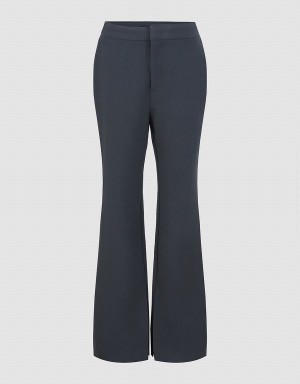 Pantalon Urban Revivo Flare Mujer Grises Oscuro | MCE2324KA