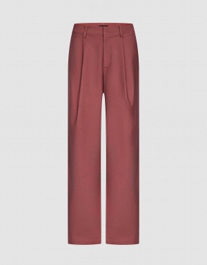 Pantalon Urban Revivo Tailored Anchos-Leg Mujer Marrom | DQP1929JF