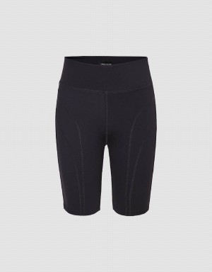 Short Urban Revivo De Punto Flaco Mujer Negros | AYP5339SJ