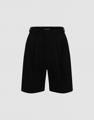 Short Urban Revivo Tailored Regular Mujer Negros | VUL4345RE