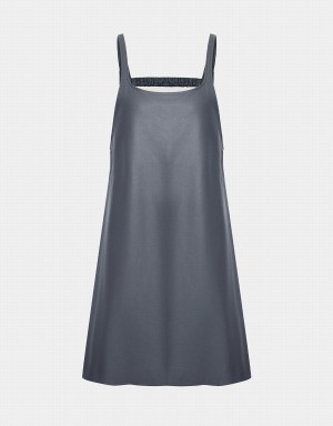 Vestido Urban Revivo Minimalist Cami Mujer Grises Claro | JPK8167CN