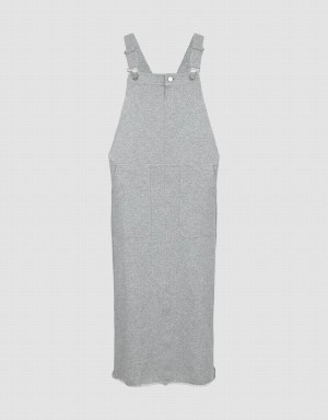 Vestido Urban Revivo Sin Manga De Punto Directo Mujer Grises | JOS3994YE