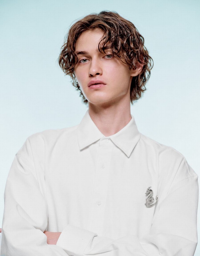 Camisas Urban Revivo Button Up Loose Hombre Blancos | UCY263PR