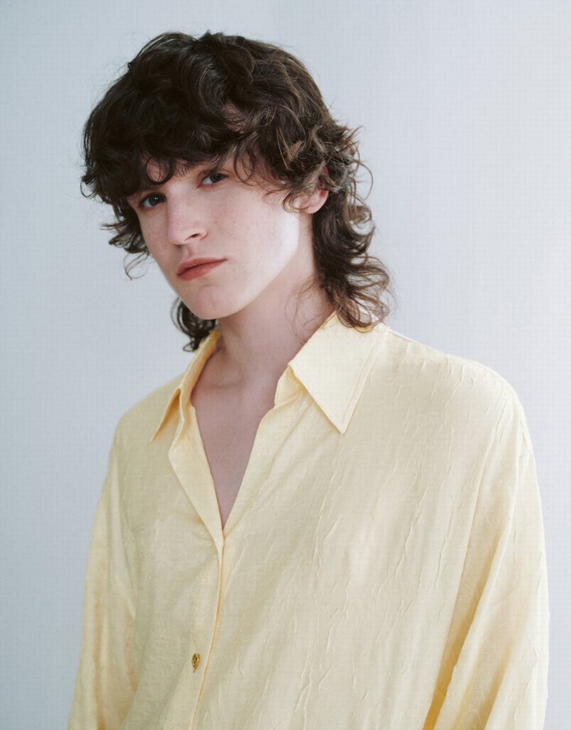 Camisas Urban Revivo Textured Button Up Directo Mujer Amarillos | LMK514YY
