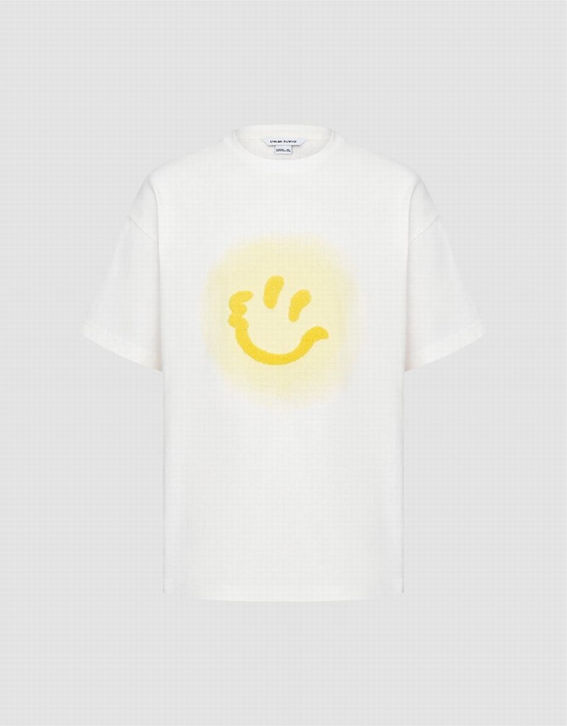 Camiseta Urban Revivo Loose Hombre Naranjas | MKL2351XD