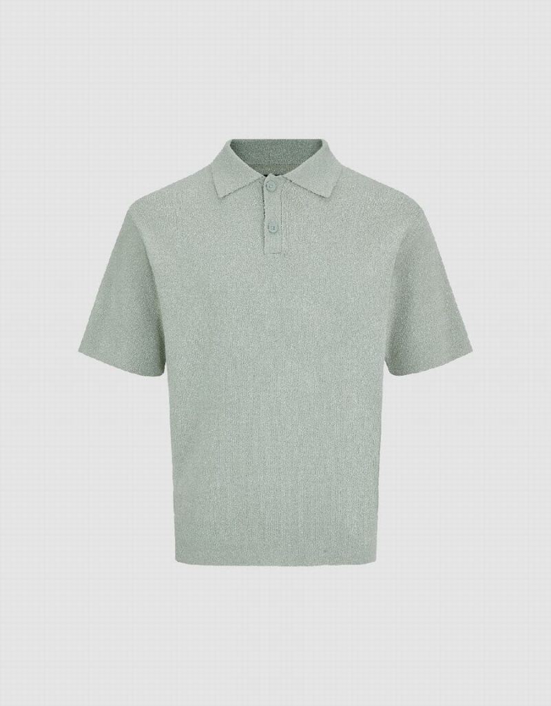Cárdigan Urban Revivo De Punto Hombre Verdes | LVQ6820KP