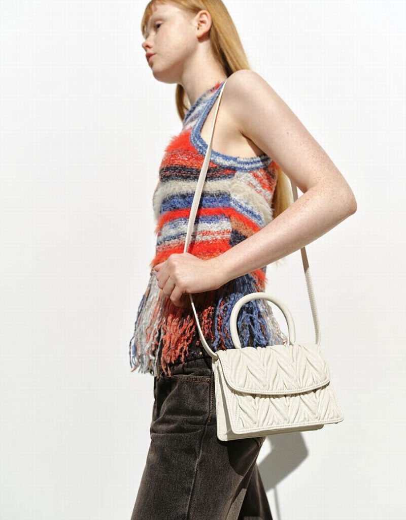 Cárdigan Urban Revivo Raw Hem Furry De Punto Mujer Rojos Multicolor | XSP2466CX