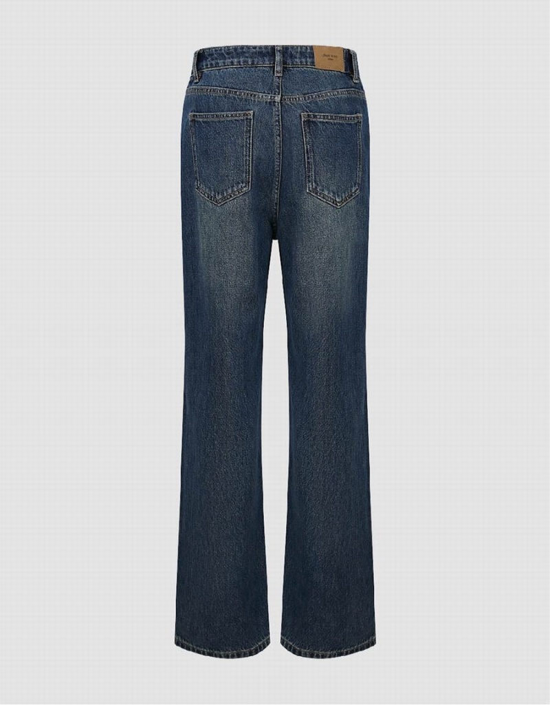 Jeans Urban Revivo Anchos-Leg Mujer Azules | BCL1884DD