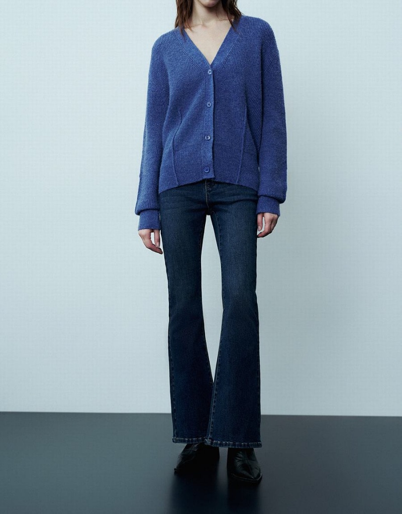 Jeans Urban Revivo Flare Mujer Azules | ANU9868QD