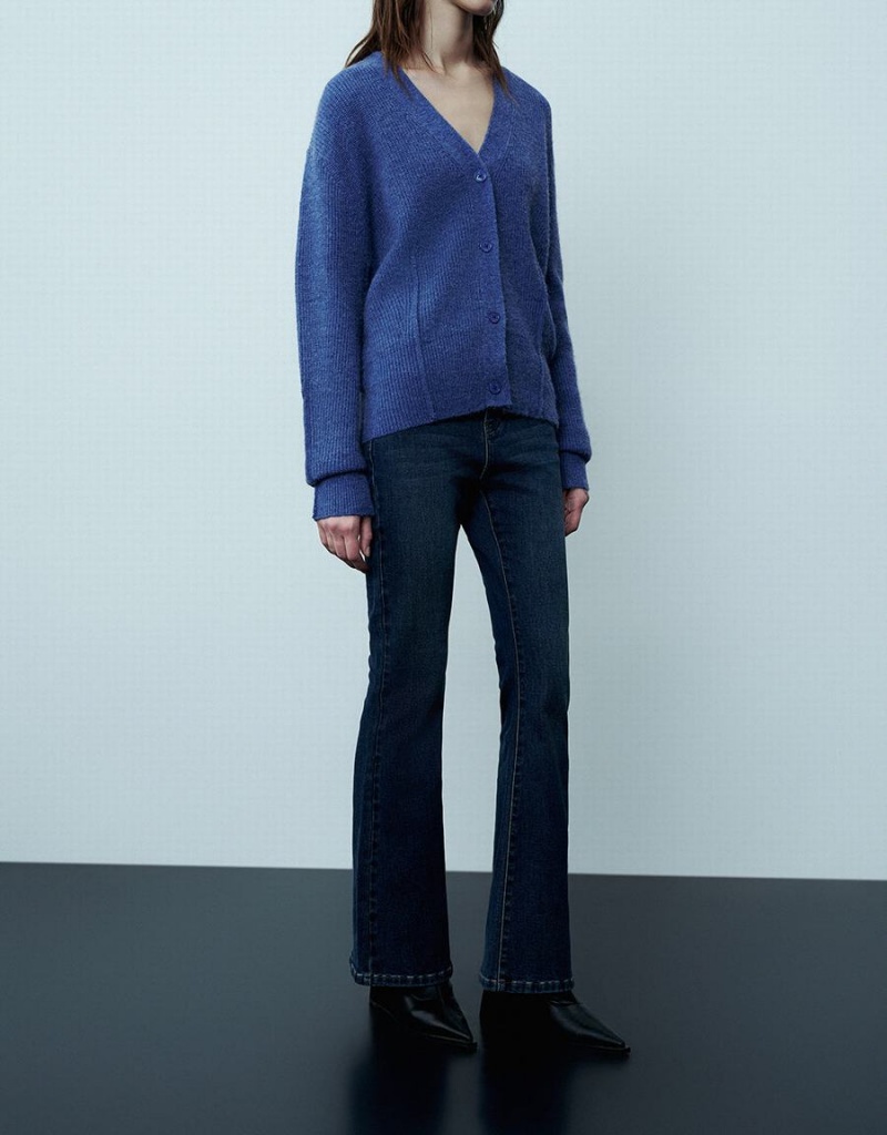 Jeans Urban Revivo Flare Mujer Azules | ANU9868QD