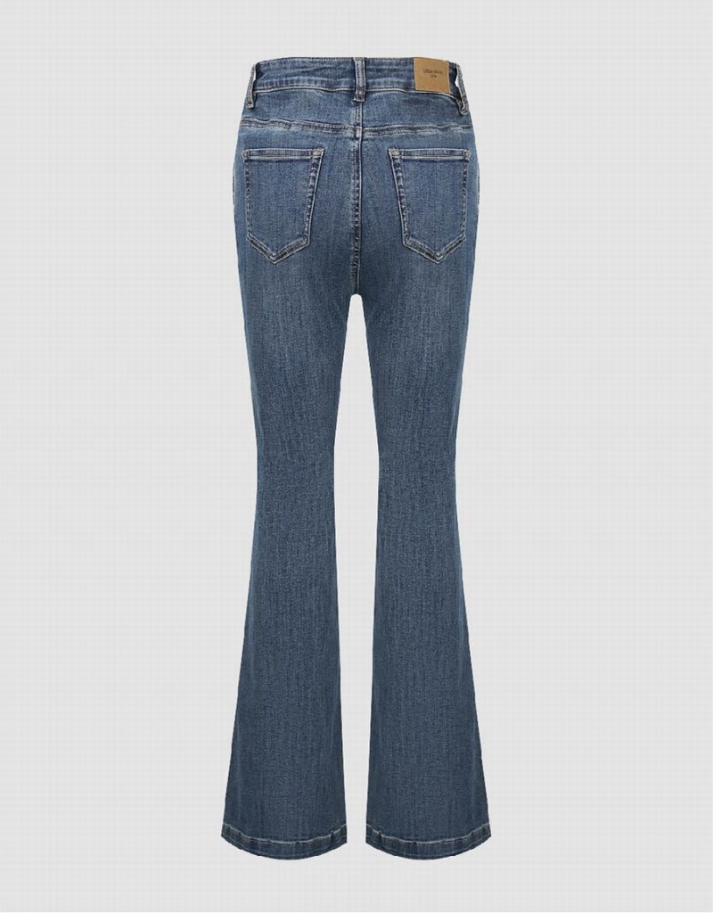 Jeans Urban Revivo Flare Mujer Azules | OEQ40100MG