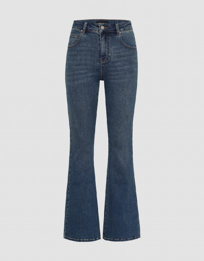 Jeans Urban Revivo Flare Mujer Azules | PTY2062YW