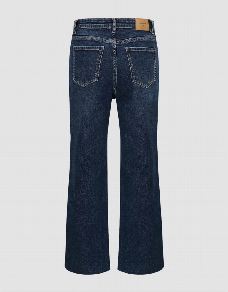 Jeans Urban Revivo Raw Hem Directo Mujer Azules | NXN4895XD
