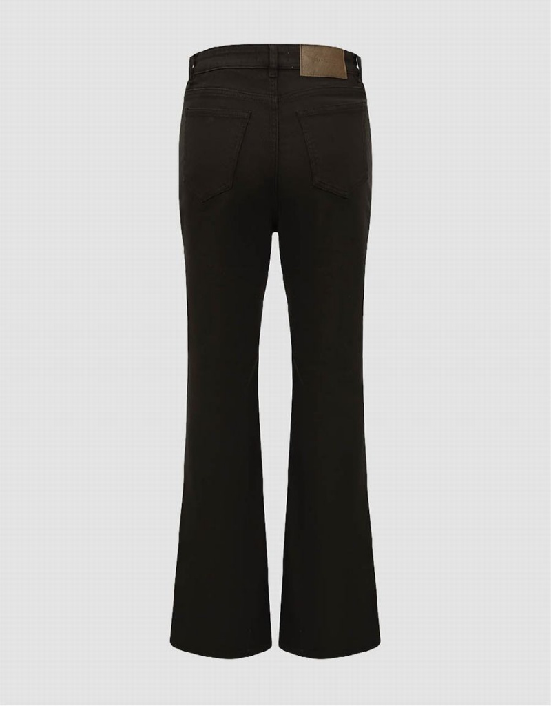 Jeans Urban Revivo Split Hem Flare Mujer Marrom | OKD2255QF