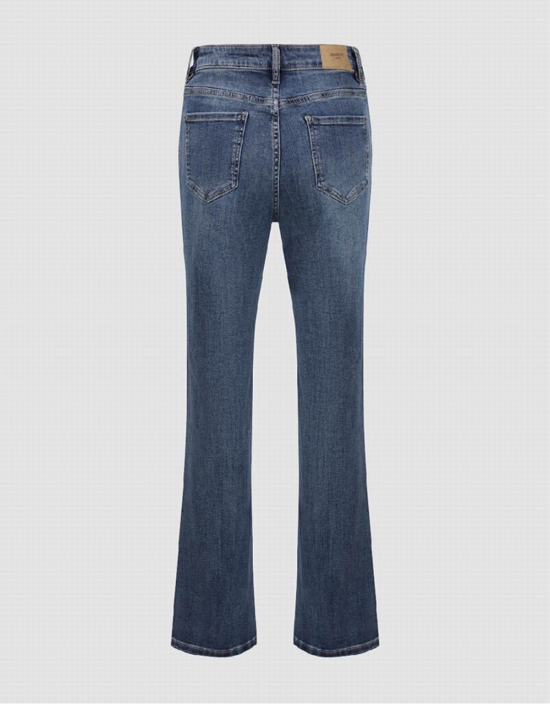 Jeans Urban Revivo Split Hem Flare Mujer Azules | JOI4970LC