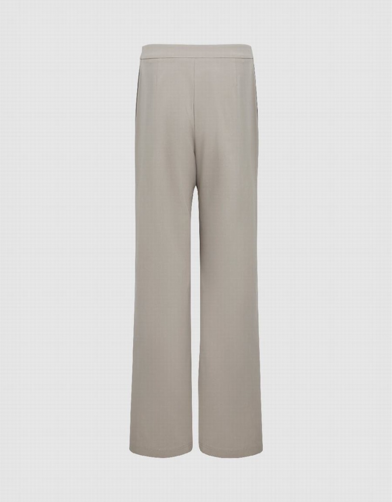 Pantalon Urban Revivo Directo Mujer Grises | RHM1054QJ