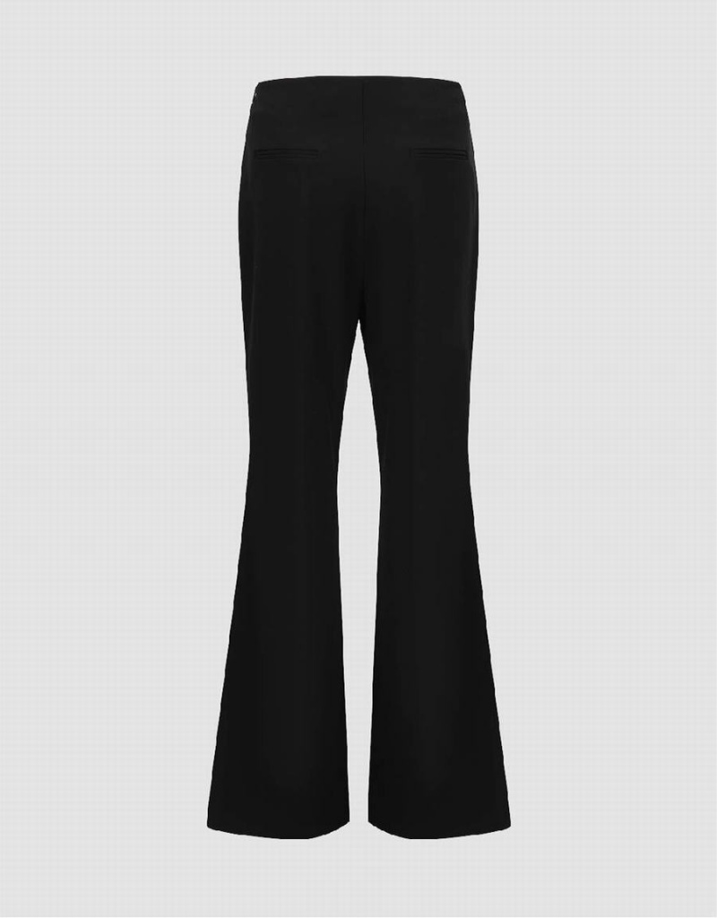 Pantalon Urban Revivo Flare Mujer Negros | FWI9181UW