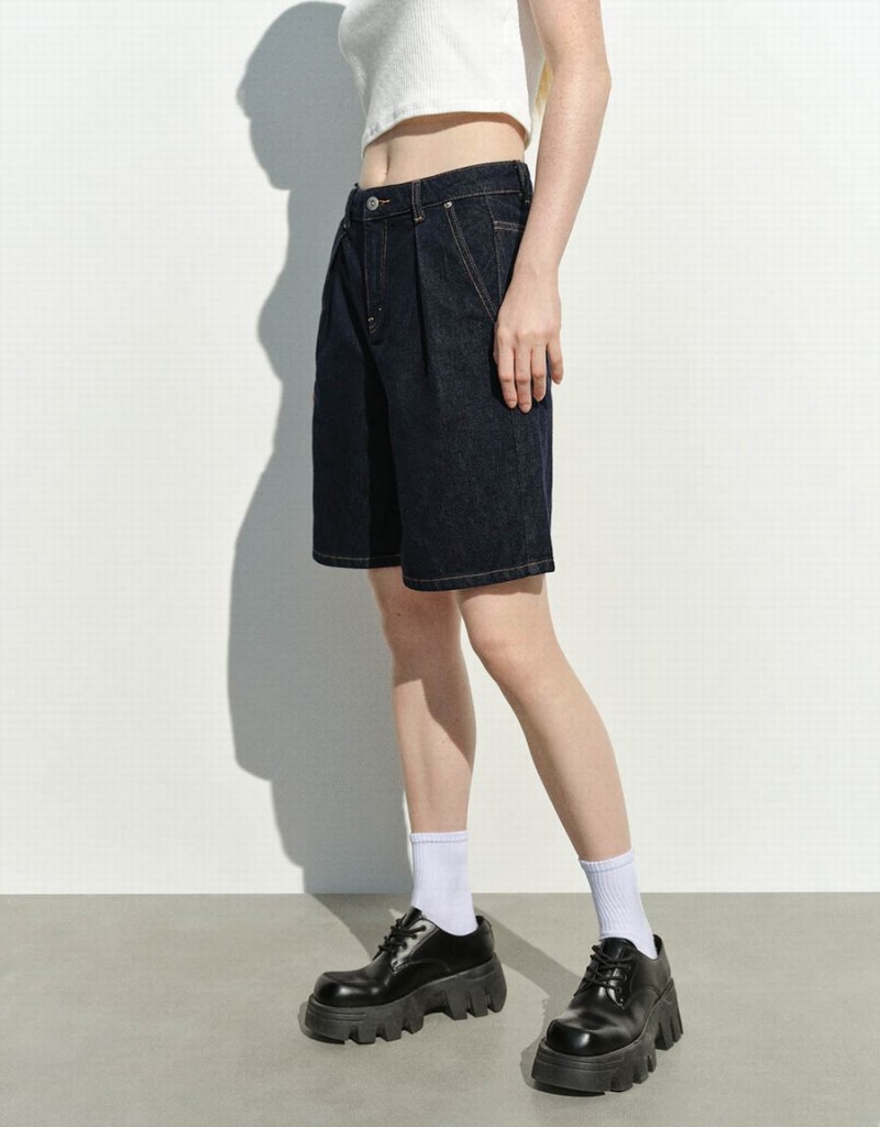 Short Urban Revivo Denim Mujer Azules | EZN1268EE