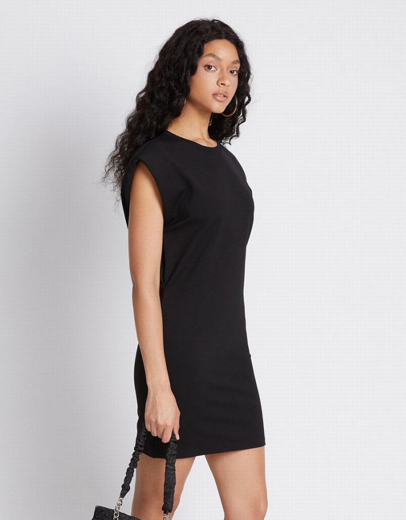 Vestido Urban Revivo Cut Out Back Sin Manga Mujer Negros | IRT5855TN
